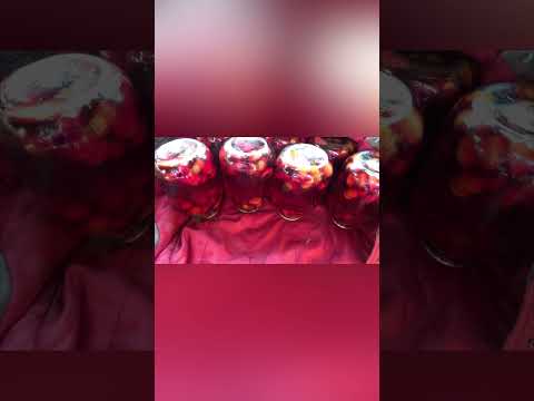 Компот на зиму из слив, яблок и черноплодки. Рецепт самого вкусного, быстрого и простого компота!
