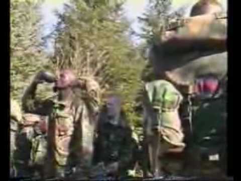 British infantry training