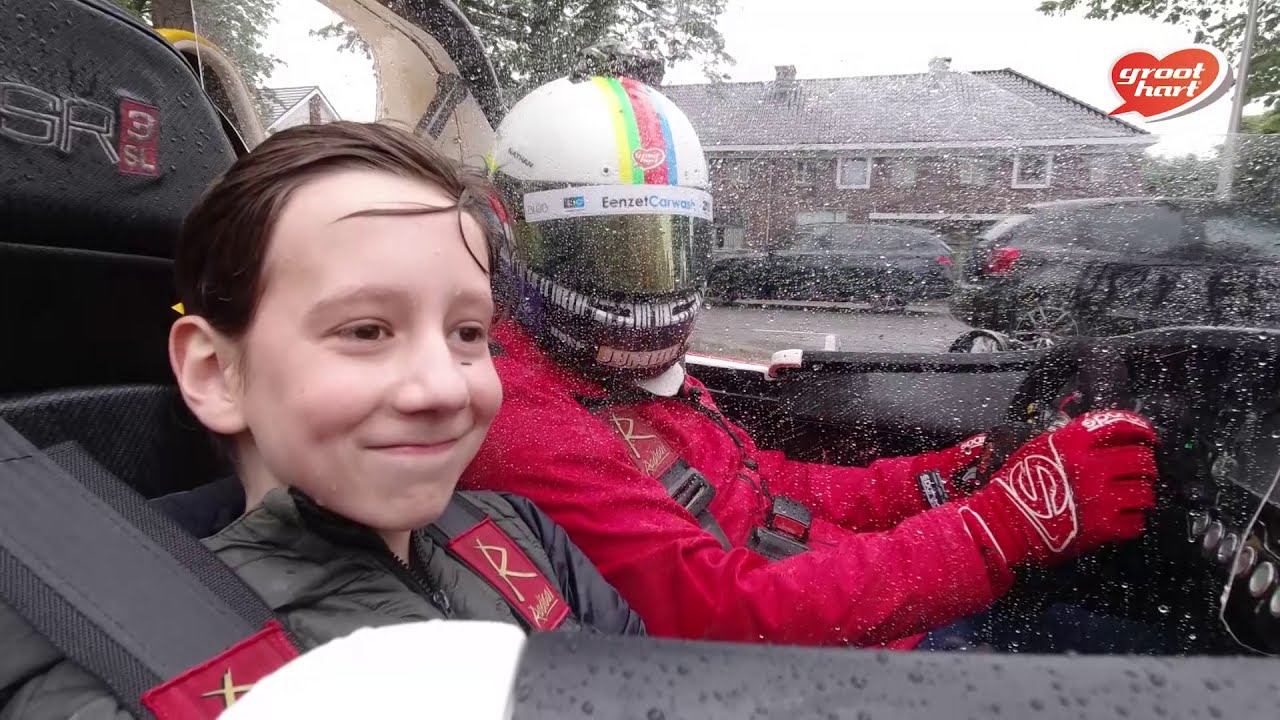 De zieke Morris mocht een dagje mee met Stichting Groot Hart.