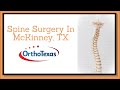Spine Surgery McKinney TX