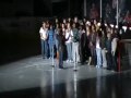 SCPA group Chorale performs the National Anthem at the Cyclones Games at US Bank Arena