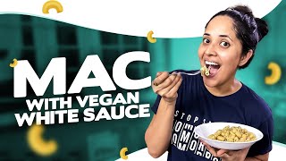 Mac With Vegan White Sauce | Anasuya Bharadwaj | Best Vegan Macaroni Recipe | Cook #WithMe