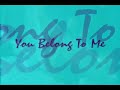 you belong to me by vonda shepard