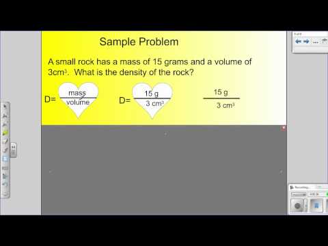 how to calculate density