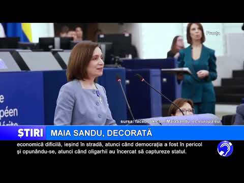 Maia Sandu, decorată