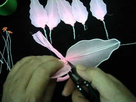cách làm hoa lyly bằng vải voan cách làm hoa lyly bằng vải voan