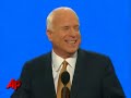 Raw Video: Protests Interrupt McCain Speech Raw Video: Protests Interrupt McCain Speech