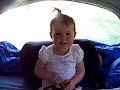 Rylie talking in the camper
