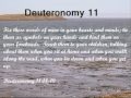 videos de Deuteronomy 11 (with text - press on more info. of video on the side)