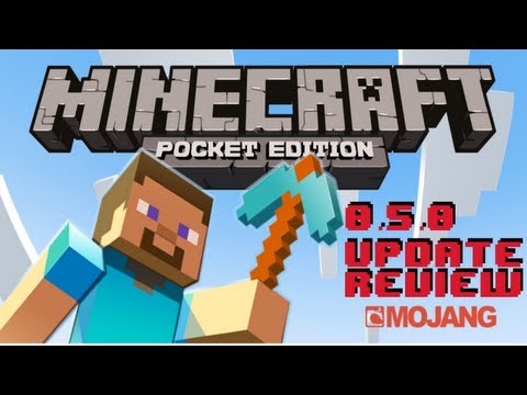 Minecraft Pocket Edition 0.5.0 Update Review iPhone/iPod/iPad/Android