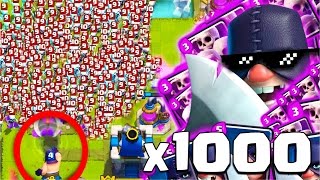 1000 İSKELET VS 1 CELLAT !! (İNANILMAZ) - CLASH 