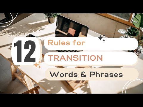 How Do I Include Transition Words in My Essay?