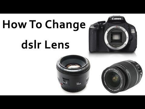 how to remove dslr lens