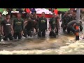 Raw Video: Huge Floods Advance in Thailand