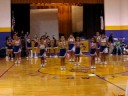 The Vikings are doing another cheer at the PepRally.