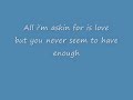 All Over You-Spill Canvas Lyrics All Over You-Spill Canvas Lyrics