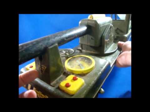 antique Toys 1950's - Vintage Ny-lint N-2400 Electronic Cannon Toy Truck 1950's Battery Operated Available @ GreenFlagStop.com.