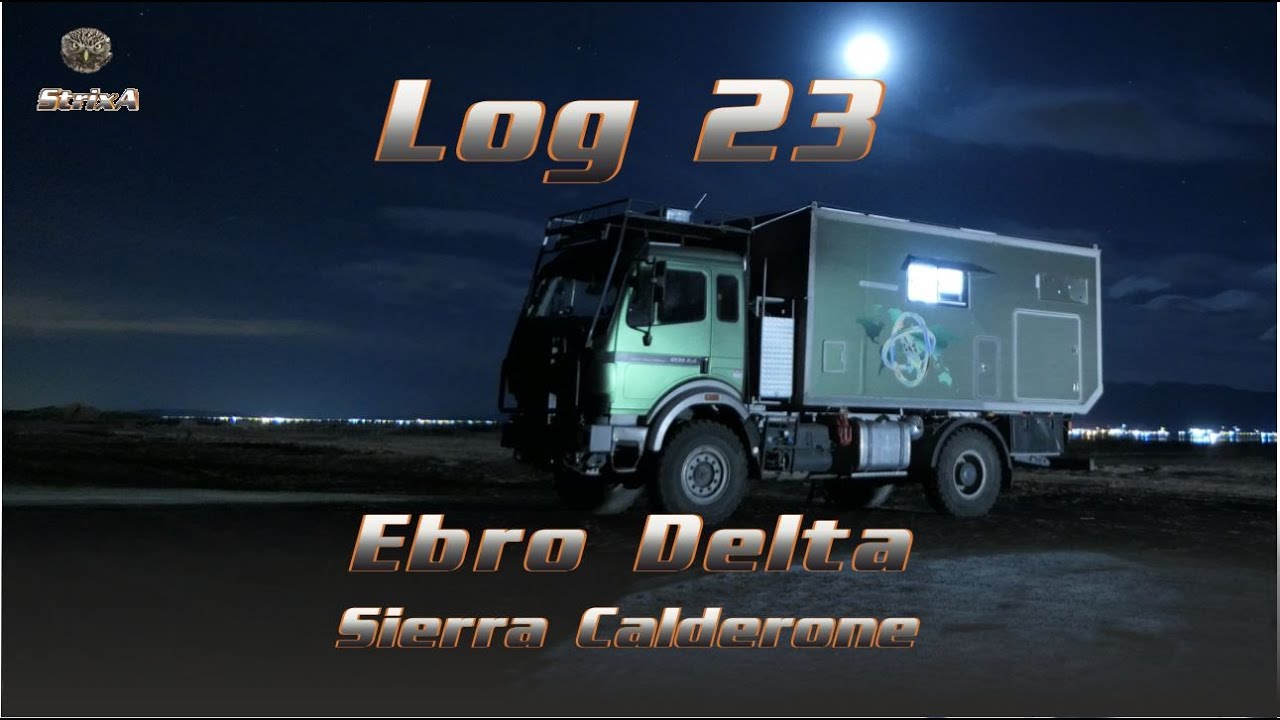 Log 23 Ebro Delta und Sierra Calderone mit dem Expeditionsmobil