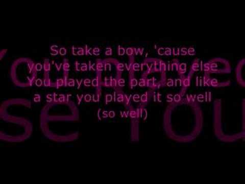 Leona Lewis - Take A Bow (lyrics). Nov 16, 2007 2:02 AM Leona Lewis - Take A Bow (lyrics). Nov 16, 2007 2:02 AM