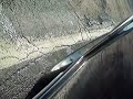 Lincoln Mark VII burnout in car
