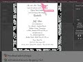 DreamDay Invitations Tutorial Video 3 - Edit Mode