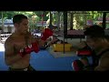 Padwork with Kru Yod at Tiger Muay Thai