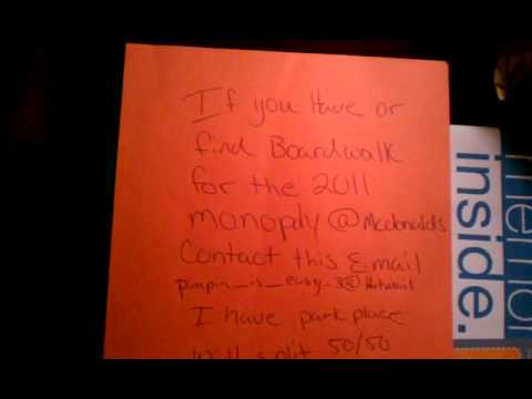 mcdonalds monopoly rare mcdonalds monopoly rare