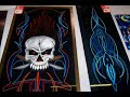 Pinstriping booth