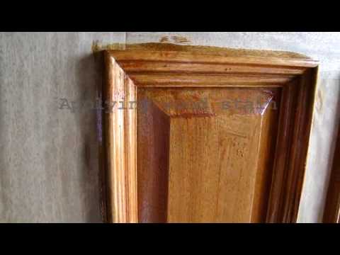 how to paint a varnished door