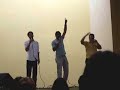 reencontro do extinto Trio canto livre, cantando no 3º congresso de verão São Francisco do Sul -SC janeiro de 2007 1º tenor-Jean do Prado Fuckner, 2º Tenor-Jefferson Fuckner, Barítono-Welington Fuckner