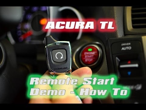 ACURA TL REMOTE START 2012 SHAWD TECH, Code Alarm, IDATALINK, AutoToys.com (HOW TO)