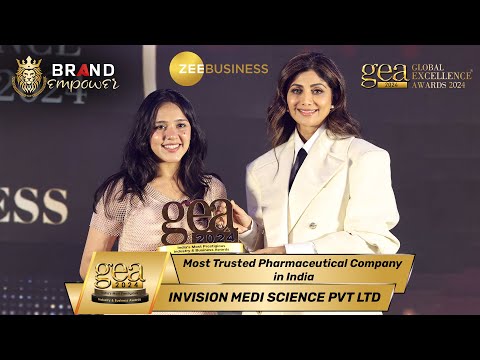 Invision Medi Science Pvt Ltd wins Most Trusted Pharmaceutical Company in India Award at GEA 2024