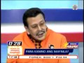 VIDEO Mayor Alfredo Lim, Joseph Estrada debate ...