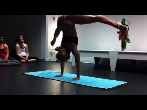 Ashtanga Yoga Demo with Kino MacGregor in Vancouver, Canada Part One Arm Balances and Hip Opening