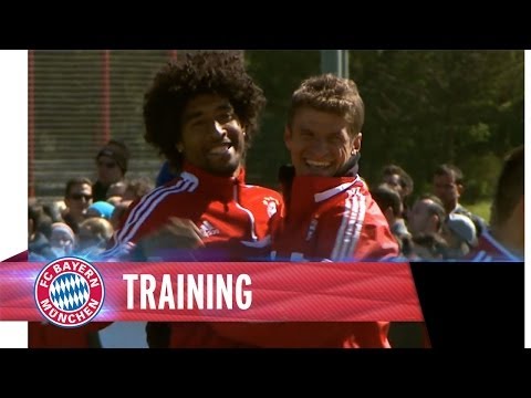 Training at Säbener Straße