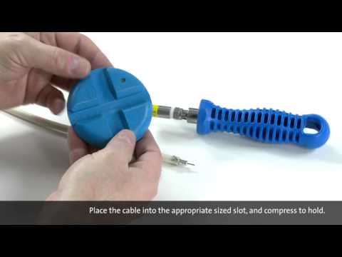 how to fit rg6 connectors