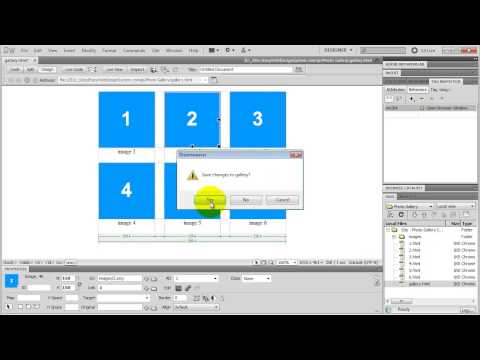 indreamweaver - http://www.EasyWebDesignSystem.com/ - How to add JavaScript in Dreamweaver? I'm gonna show you the built-in JavaScript behaviors in Dreamweaver. I'm gonna sh...
