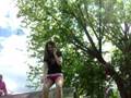 jumping off a shed