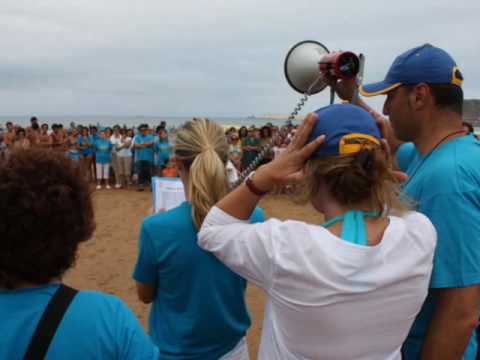 Imágenes de la 4ª Cadena Humana en defensa del Alto de Aboño.
<!--break-->
