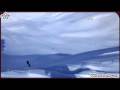 Climbing steep mountains snowkiting - ROCCARASO