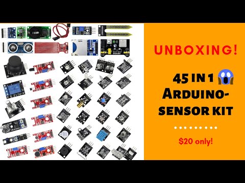 45 in 1 Arduino-Sensor Kit Unboxing | Geekcreit 45 In 1 Sensor Kit