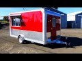 2013 Bright Red Food Trailer/Cart 814