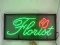 videos de florist led sign