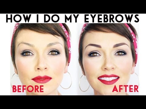 how to eyebrows pinterest