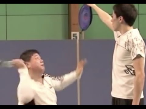 how to practice badminton alone