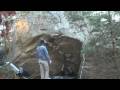 Fontainebleau bouldering - No Name (7b+) Fontainebleau bouldering - No Name (7b+)