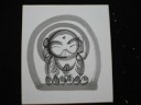 水墨画　お地蔵さまの描き方 traditional Japanese art of black ink