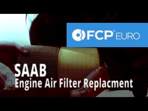 Saab Engine Air Filter Replacement (9-5) FCP Euro