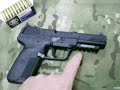 Quick look at the FN Five seveN Pistol. Shoots the 5.7x28mm cartridge and has a 20 round magazine Pistol Buyers Guide pistolbuyersguide.com Another video review by www.GunWebsites.com Read our Gun Websites Blog; http Chat with us at GunChat.net www.gunchat.net Gun Websites on Facebook; www.facebook.com Gun Websites on Twitter: twitter.com