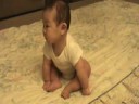 5 month old baby sitting